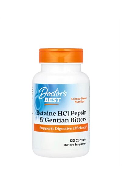 Doctor's Best Doctor’s Best Betaine HCL Pepsin Gentian Bitters 120 Capsules