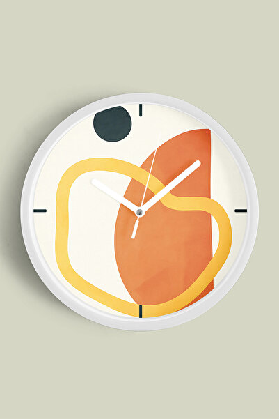 JHAAR Ceas de perete modern cu tematică abstractă - boemă - geometrică - 30 c...