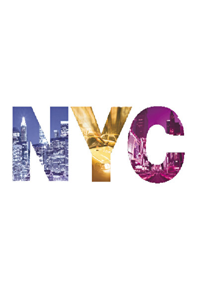 Maki Home Makiteks Black Cotton Unisex Pocketed Hooded Relaxed Fit New York City Nyc Printed Sweatshirt