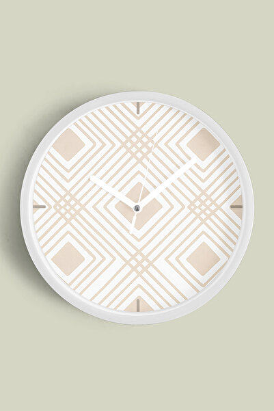 JHAAR Ceas de perete modern cu tematică abstractă - boemă - geometrică - 30 c...