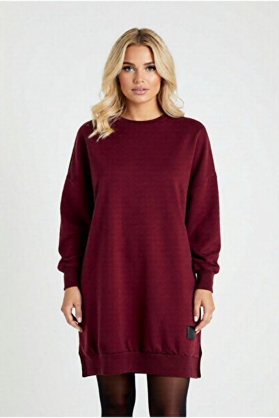 Soul Düz Model Burgundy Sweatshirt 30644