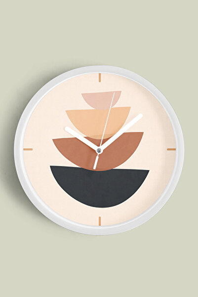 JHAAR Ceas de perete modern cu tematică abstractă - boemă - geometrică - 30 c...