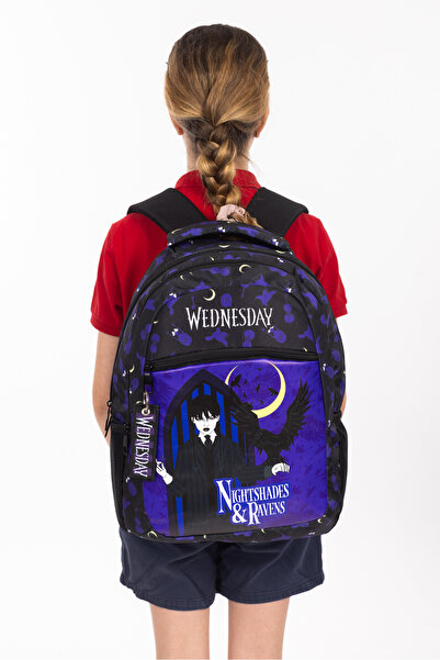 Necati Çanta Licensed Wednesday Themed Elementary School Bag