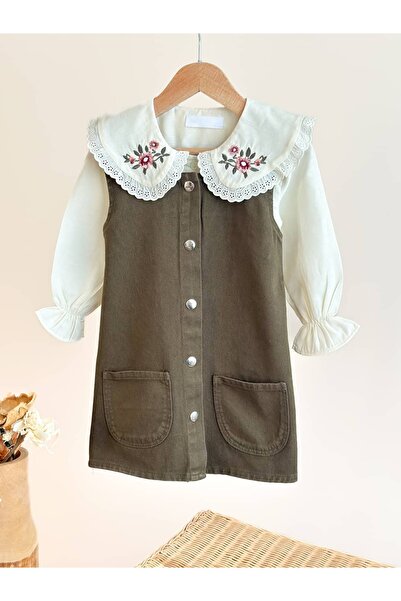 Pinkitokids Design Denim Gilet - Green
