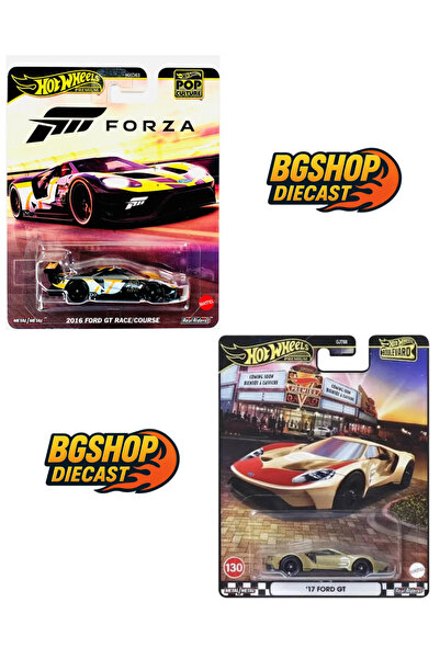 HOT WHEELS Premium Boulevard 2017 Ford GT - 2016 Ford Gt Race Course ( Forza )