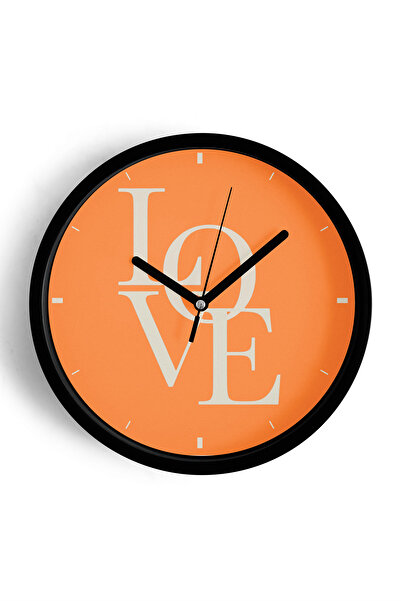 JHAAR تصميم حديث مكتوب عليه - ساعة حائط 'لا تتأخر' - 30 سم - هيكل أسود مع واج...