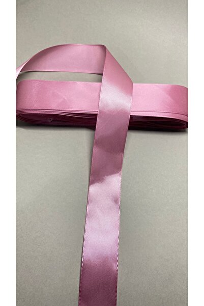 Massaltay Dark Powder Satin Ribbon 4 cm 5 Meters – Shiny Decorative Ribbon, Gift Wrapping and Henna Decoration