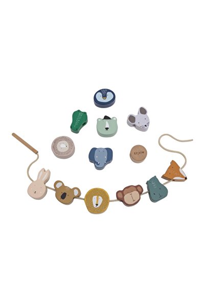 TRIXIE BV Set of wooden string figures – Animals, TRIXIE, 2 years+