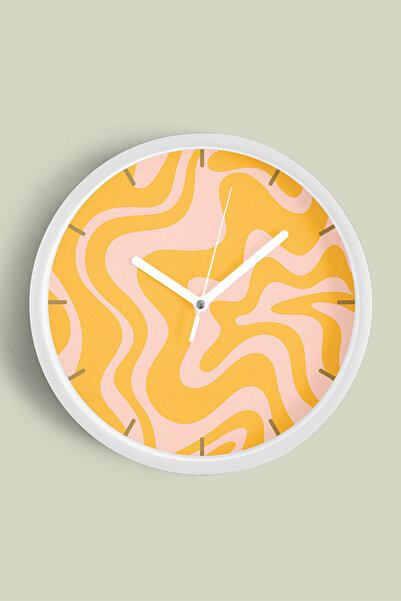 JHAAR Ceas de perete modern cu tematică abstractă - boemă - geometrică - 30 c...