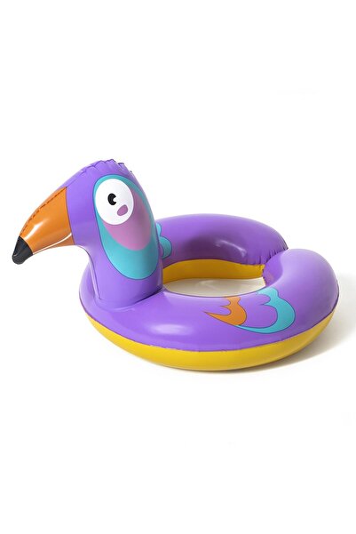 BESTWAY Patterned Children's Inflatable Donut 57 cm 3-6 Years Old