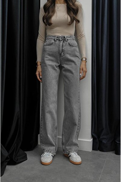 Havoş Gray Kuzmina Straight Jeans