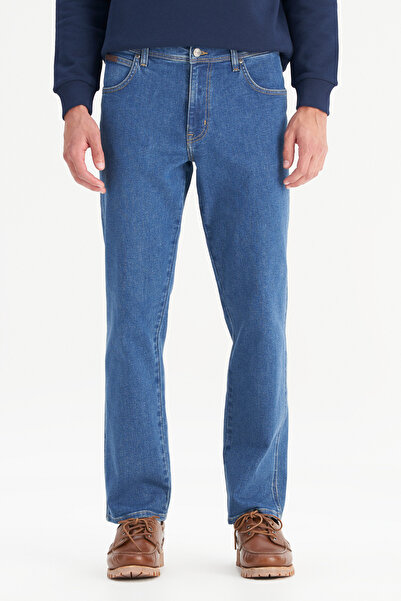 WRANGLER Texas Denim Pamuklu Straight Fit Normal Bel Düz Paça Pantolon Erkek ...