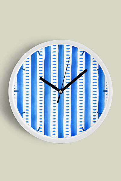 JHAAR Abstract - Ceas de perete modern cu tematică boemă - 42 cm - Carcasă al...