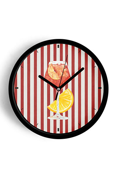 JHAAR Ceas de perete modern cu design colorat - Ceas de perete pentru bucătăr...