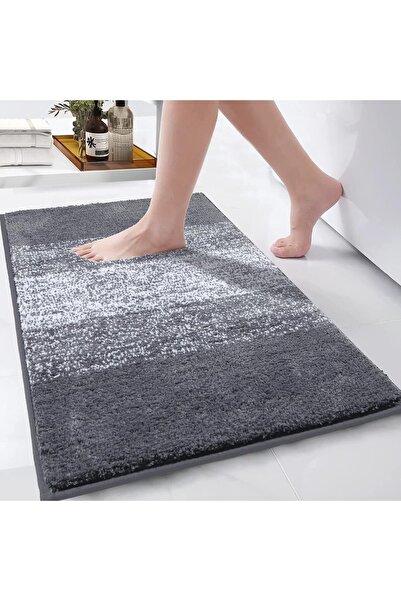 AyrStore TechbutiQ Mikrofiber Ekstra Yumuşak Banyo Paspası Kaymaz Yıkanabilir...