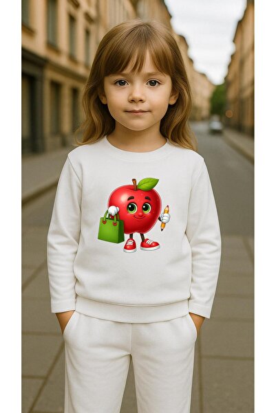 playwear Παιδικό Φούτερ Σετ με στάμπα ELMA KALEM για Κορίτσια και Αγόρια, με ...