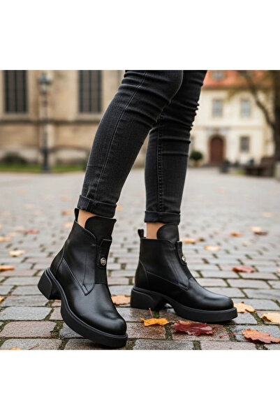 NEBY SHOES Ghete Dama din Piele Naturala Emi