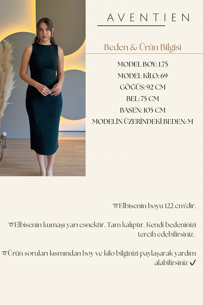 Aventien Draped Stone Slit Midi Dress