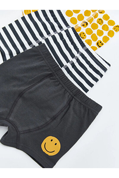 LC Waikiki Printed Boy's Boxer Set of 3