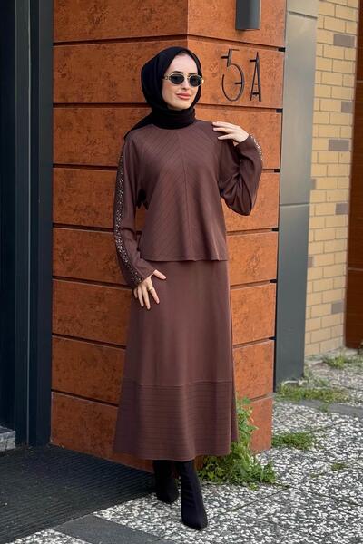 SCL Etekli Takım 10002521811003 Kahverengi