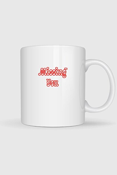 Bahriyeli Collection Missing You Foreign Series Printed Mug Cup