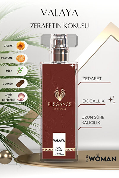 silver elegance vip perfume Valaya Edp 50 ml – Pudralı ve Çiçeksi Kadın Parfümü