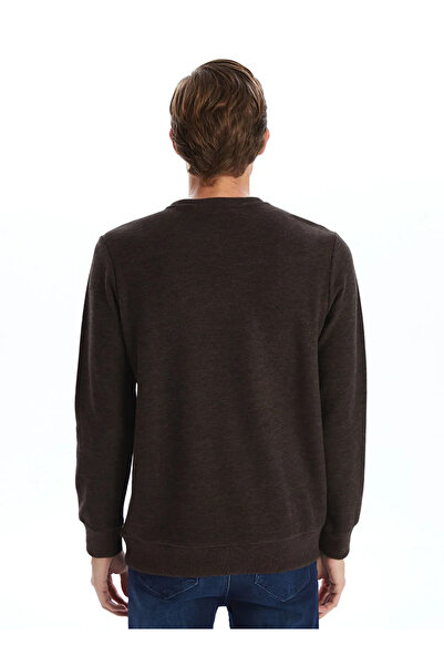 LC Waikiki Мъжки суичър с кръгла яка и дълъг ръкав