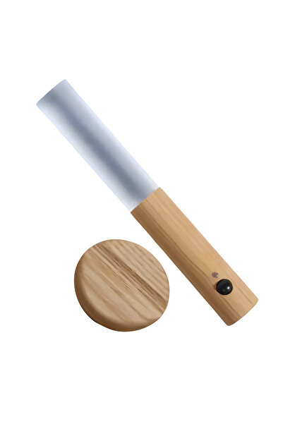 SELERIS Smart Lamp, Sensor, ®, Portable, Magnet, 500mAh, Warm 2700k-3000k, USB-C, White Ash