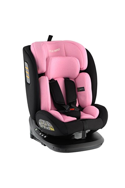 OEM Scaune auto roz little bird 0-20kg rotativ 360 cu isofix cu pozitie de somn