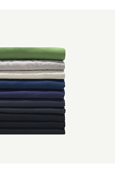 Yiğit Kumaş Fleece-Lined 3-Thread Fabric Set, 10 Pieces with Lengths Ranging from 80-90 cm