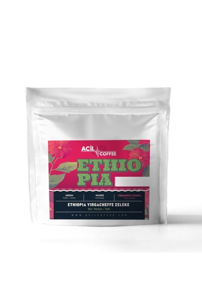 Acil Coffee Ethiopia Yirgacheffe Zeleke - Gül, Tatlı Dokular ve Vanilya Aromalı Filtre Kahve 250gr