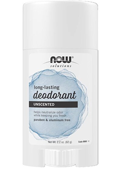 Now Solutions Long-Lasting Deodorant, Unscented, Paraben & Aluminum Free, 63 ml