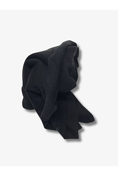 Yiğit Kumaş επένδυση fleece Ύφασμα 3 νημάτων, Τεμάχιο 70x175 cm Μαύρο Χρώμα