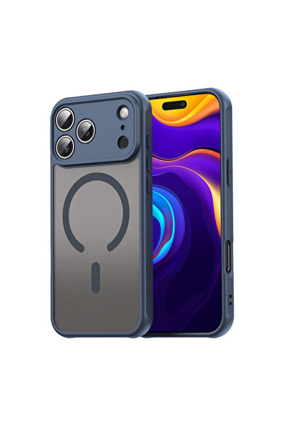 Joyshell Husa pentru iPhone 17 Pro Max, Frost Matte compatibil cu MagSafe, Bl...