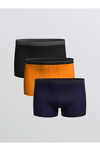 LC Waikiki Standard Mold Cotton Flexible Men's Boxers 3-Piece