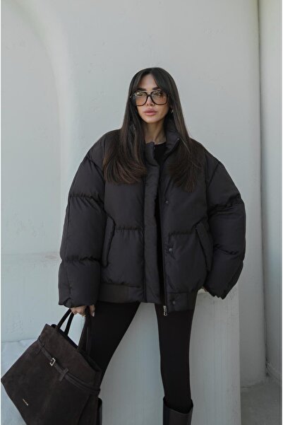 Havoş Brown Puffer Coat