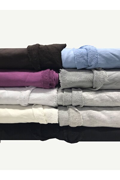 Yiğit Kumaş 3 Yarn Combing Cotton Fabric Set, 10 Pieces with Lengths Ranging from 80-95 cm