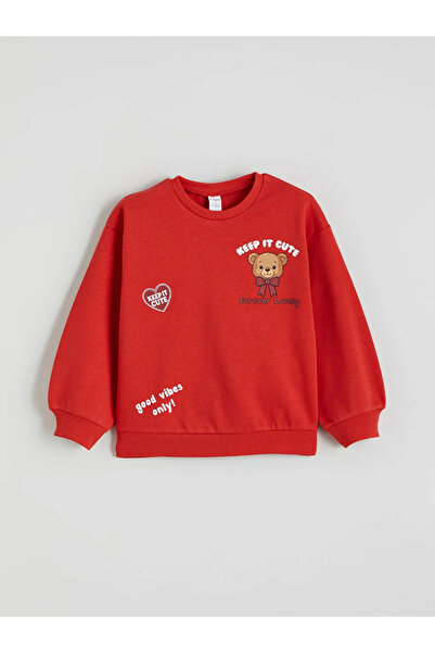 LC Waikiki Bicycle collar girl's thick sweatshirt 2-piece