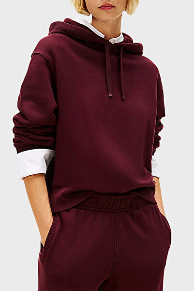 Tommy Hilfiger % 100 Pamuk Regular Fit Kapüşonlu Yaka Logolu Sweat SWEAT WW0W...