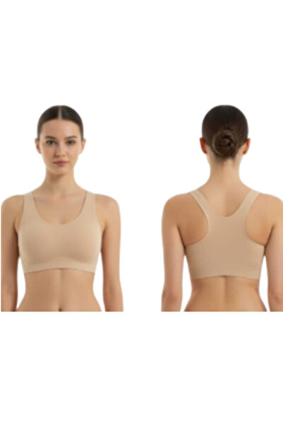 SOSYETEZGAHI حمالة صدر رياضية نسائية ذات لون أبيض من Racerback، حمالة صدر ريا...