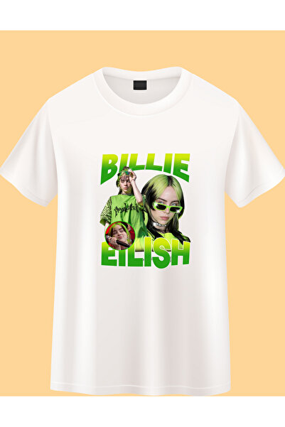 lovver تي شيرت بيل إيليش مصنوع من القطن عالي الجودة يسمح بمرور الهواء مطبوع