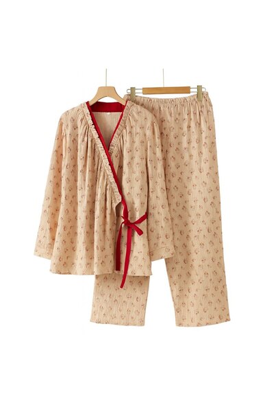 Global Organic Cotton Muslin Fabric Pajama Set