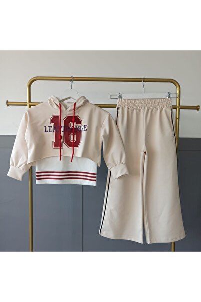 KOKOŞ BEBEK Oversized 3 Piece Girls' Set - Age 5/14 - 31557