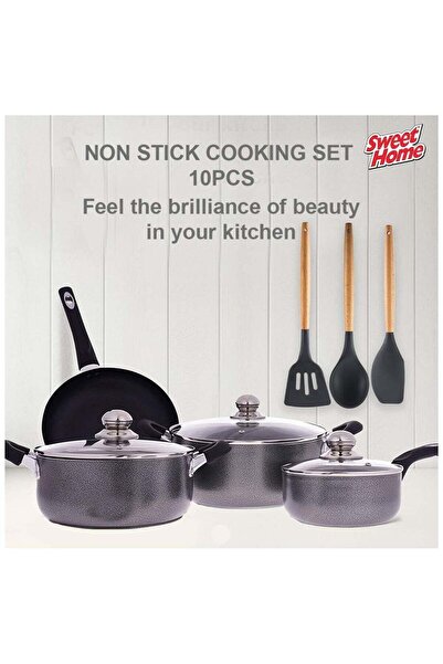 Sweet Home Premium 10-Piece Non-Stick Cookware Set