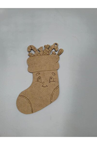 Mu Art Ahşap 15 قطعة زينة خشبية لعيد الميلاد رقم 7، نشاط فني للمدرسة، 15 سم