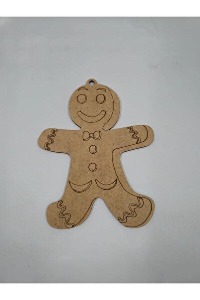 Mu Art Ahşap 15 قطعة من زينة عيد الميلاد الخشبية رقم 8، نشاط فني للمدرسة، 15 سم