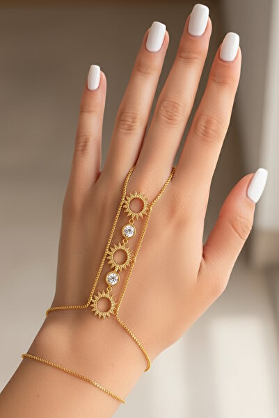 CAŞ DEKORASYON Gold Color Stone Shahmeran