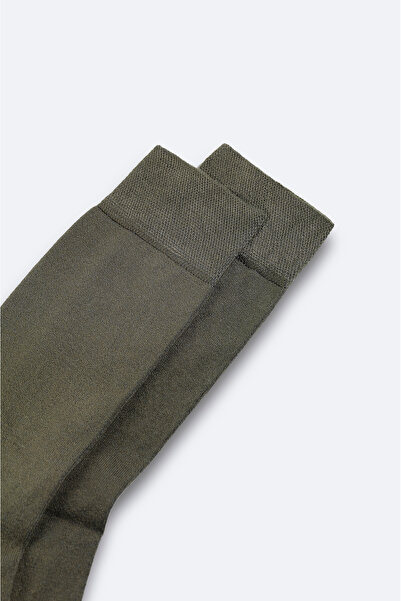 Avva Men's Khaki Bamboo Socks B008505