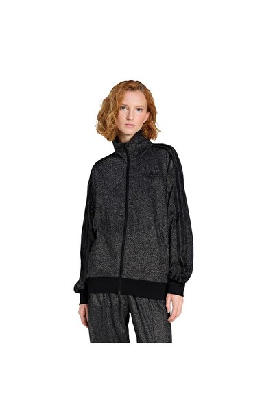 adidas Women's Black Jacket Lurex Fb Tt Ks7789