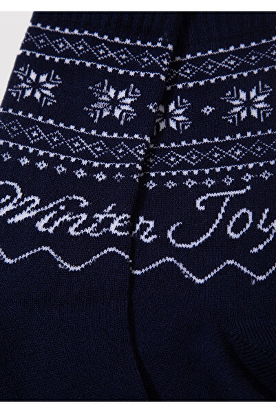 Mavi Navy Blue Boat Socks 0912131-70500